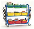 Library on Wheels™ with 2 small book displays (Deluxe)