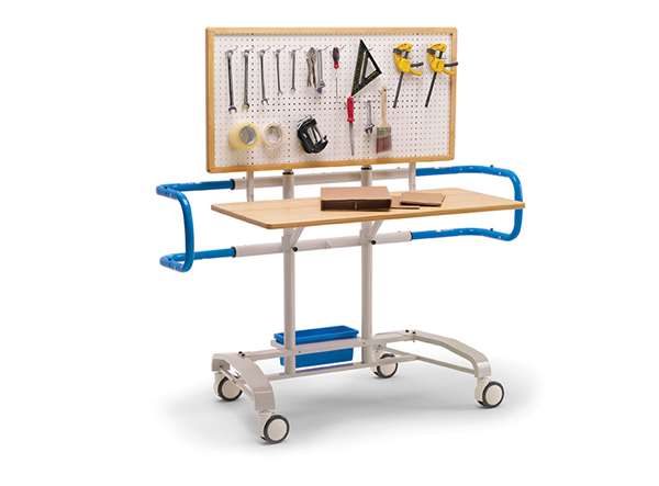 Mobile STEM Station Cart