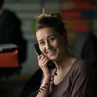 Woman on telephone